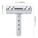 Universal Car Thread T-shaped Gear Head Gear Shift Knob(Silver)