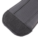 Universal Nonslip Breathable Genuine Leather Car Gear Shift Knob Cover(Black)