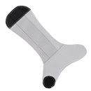 Universal Nonslip Breathable Genuine Leather Car Gear Shift Knob Cover(Grey)