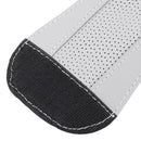 Universal Nonslip Breathable Genuine Leather Car Gear Shift Knob Cover(Grey)