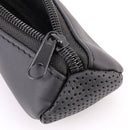 Universal Nonslip Breathable Genuine Leather Car Gear Shift Knob Cover(Black)