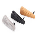 Universal Nonslip Breathable Genuine Leather Car Gear Shift Knob Cover(Black)