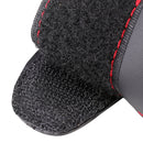 Universal Nonslip Breathable Genuine Leather Car Gear Shift Knob Cover(Black Red)