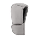 Universal Nonslip Breathable Genuine Leather Car Gear Shift Knob Cover(Grey)