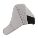 Universal Nonslip Breathable Genuine Leather Car Gear Shift Knob Cover(Grey)
