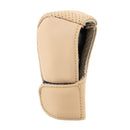 Universal Nonslip Breathable Genuine Leather Car Gear Shift Knob Cover(Beige)