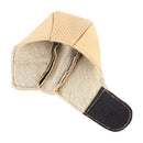 Universal Nonslip Breathable Genuine Leather Car Gear Shift Knob Cover(Beige)