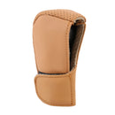 Universal Nonslip Breathable Genuine Leather Car Gear Shift Knob Cover(Brown)