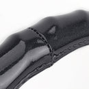 Universal Car Wave Texture Plating Leather Steering Wheel Cover, Diameter: 38cm (Black)