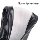 Universal Car Wave Texture Plating Leather Steering Wheel Cover, Diameter: 38cm (Black)
