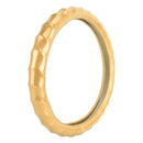 Universal Car Wave Texture Plating Leather Steering Wheel Cover, Diameter: 38cm (Gold)