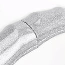 Universal Car Wave Texture Plating Leather Steering Wheel Cover, Diameter: 38cm (Silver)