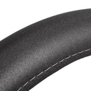 Universal Car Plating Leather Steering Wheel Cover, Diameter: 38cm (Black)