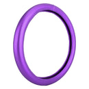 Universal Car Plating Leather Steering Wheel Cover, Diameter: 38cm (Purple)