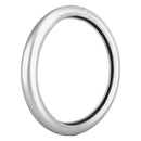 Universal Car Plating Leather Steering Wheel Cover, Diameter: 38cm (Silver)