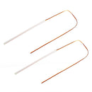 2 PCS 30cm DC12V 3.2W Ultra-thin Car Auto Double Colors Turn Lights / Running Lights (Turn Lights: Yellow Light; Running Lights: White Light)