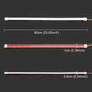 2 PCS 60cm DC12V 5W Ultra-thin Car Auto Double Colors Turn Lights / Running Lights (Turn Lights: Yellow Light; Running Lights: White Light)