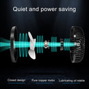 Multi-function Office Car Big Wind Force Mute Electric Fan(Yellow)