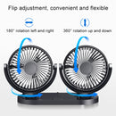 Multi-function Office Car Big Wind Force Mute Electric Fan(Yellow)