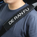 DERANFU Car Safety Cover Strap Seat Belt Shoulder Protector(Black)