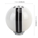 Universal Vehicle Ball Shape Modified Resin Shifter Manual 6-Speed Left-R Gear Shift Knob(Black)