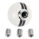 Universal Vehicle Ball Shape Modified Resin Shifter Manual 6-Speed Left-R Gear Shift Knob(Black)