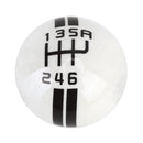 Universal Vehicle Ball Shape Modified Resin Shifter Manual 6-Speed Right-R Gear Shift Knob(Black)