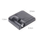 2 PCS LED Ghost Shadow Light, Car Door LED Laser Welcome Decorative Light, Display Logo for Toyota Car Brand(Black)