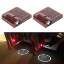2 PCS LED Ghost Shadow Light, Car Door LED Laser Welcome Decorative Light, Display Logo for OPEL Car Brand(Red)