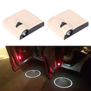 2 PCS LED Ghost Shadow Light, Car Door LED Laser Welcome Decorative Light, Display Logo for Volvo Car Brand(Khaki)