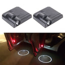 2 PCS LED Ghost Shadow Light, Car Door LED Laser Welcome Decorative Light, Display Logo for Citroen Car Brand(Black)
