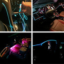 1M Cold Light Flexible LED Strip Light For Car Decoration(Red Light)