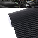 1.52m Ã— 0.5m 4D Deep Blue Gloss Carbon Fiber Vinyl Wrap Car Sticker Decal Bubble Free Air Release(Black)