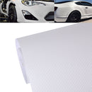1.52m Ã— 0.5m 4D Deep Blue Gloss Carbon Fiber Vinyl Wrap Car Sticker Decal Bubble Free Air Release(White)
