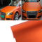 1.52m Ã— 0.5m Ice Blue Metallic Matte Icy Ice Car Decal Wrap Auto Wrapping Vehicle Sticker Motorcycle Sheet Tint Vinyl Air Bubble Free(Orange)