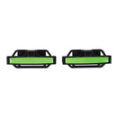 DM-013 2PCS Universal Fit Car Seatbelt Adjuster Clip Belt Strap Clamp Shoulder Neck Comfort Adjustment Child Safety Stopper Buckle(Green)