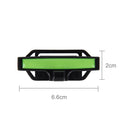 DM-013 2PCS Universal Fit Car Seatbelt Adjuster Clip Belt Strap Clamp Shoulder Neck Comfort Adjustment Child Safety Stopper Buckle(Green)