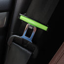 DM-013 2PCS Universal Fit Car Seatbelt Adjuster Clip Belt Strap Clamp Shoulder Neck Comfort Adjustment Child Safety Stopper Buckle(Green)