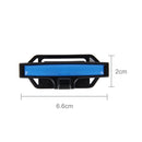 DM-013 2PCS Universal Fit Car Seatbelt Adjuster Clip Belt Strap Clamp Shoulder Neck Comfort Adjustment Child Safety Stopper Buckle(Blue)