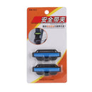 DM-013 2PCS Universal Fit Car Seatbelt Adjuster Clip Belt Strap Clamp Shoulder Neck Comfort Adjustment Child Safety Stopper Buckle(Blue)