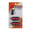 DM-013 2PCS Universal Fit Car Seatbelt Adjuster Clip Belt Strap Clamp Shoulder Neck Comfort Adjustment Child Safety Stopper Buckle(Red)