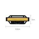 DM-013 2PCS Universal Fit Car Seatbelt Adjuster Clip Belt Strap Clamp Shoulder Neck Comfort Adjustment Child Safety Stopper Buckle(Yellow)