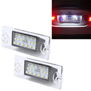 2 PCS License Plate Light with 18 SMD-3528 Lamps for Audiï¼Œ2W 120LM, DC12V (White Light)