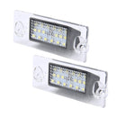 2 PCS License Plate Light with 18 SMD-3528 Lamps for Audiï¼Œ2W 120LM, DC12V (White Light)