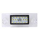 2 PCS License Plate Light with 18 SMD-3528 Lamps for Audiï¼Œ2W 120LM, DC12V (White Light)