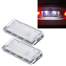 2 PCS License Plate Light with 18 SMD-3528 Lamps for BMW E46 4D 1998-2003ï¼Œ2W 120LM,6000K, DC12V (White Light)