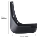 4 PCS Car Auto Semi-Rigid PVC Splash Flaps Mudguards Fender Guard for Audi A4L