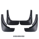 4 PCS Car Auto Semi-Rigid PVC Splash Flaps Mudguards Fender Guard for Audi A4L