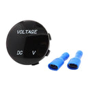Universal Digital Display Waterproof LED Voltage Meter for DC 12V-24V Car Motorcycle Truck(Green)