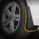 4 PCS Car Auto Semi-Rigid PVC Splash Flaps Mudguards Fender Guard for Audi A6L 2012 Version